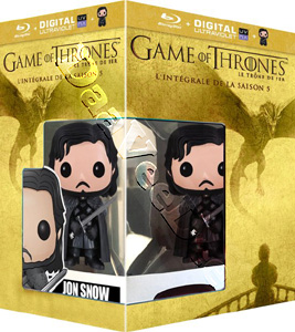 Game of Thrones |Season 5 with Jon Snow Figurine | Game of Thrones - Season Five |10 Episodes  Blu-Ray